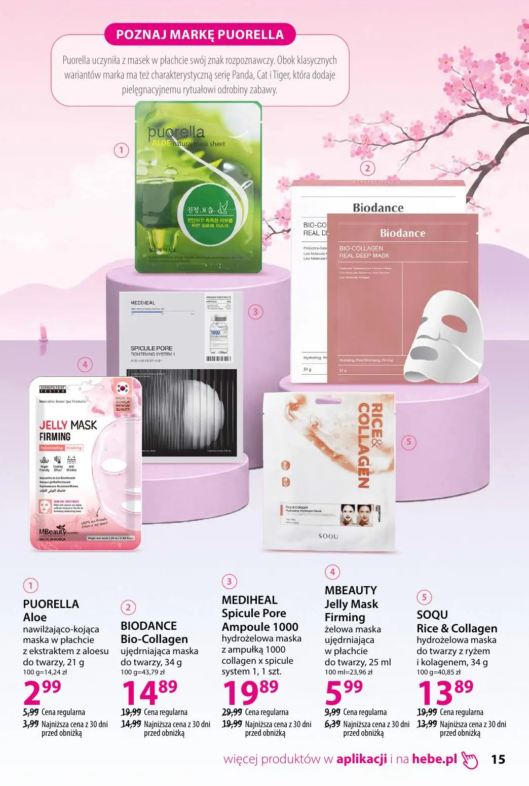 gazetka promocyjna hebe Koreańskie rytuały piękna - Strona 15