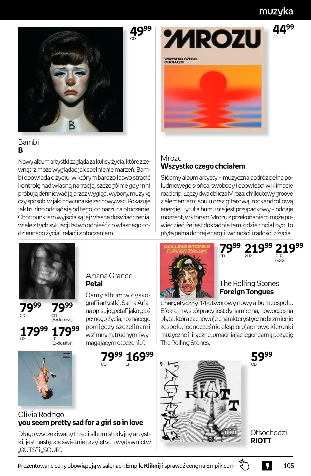 gazetka promocyjna Empik Tom kultury - Strona 105