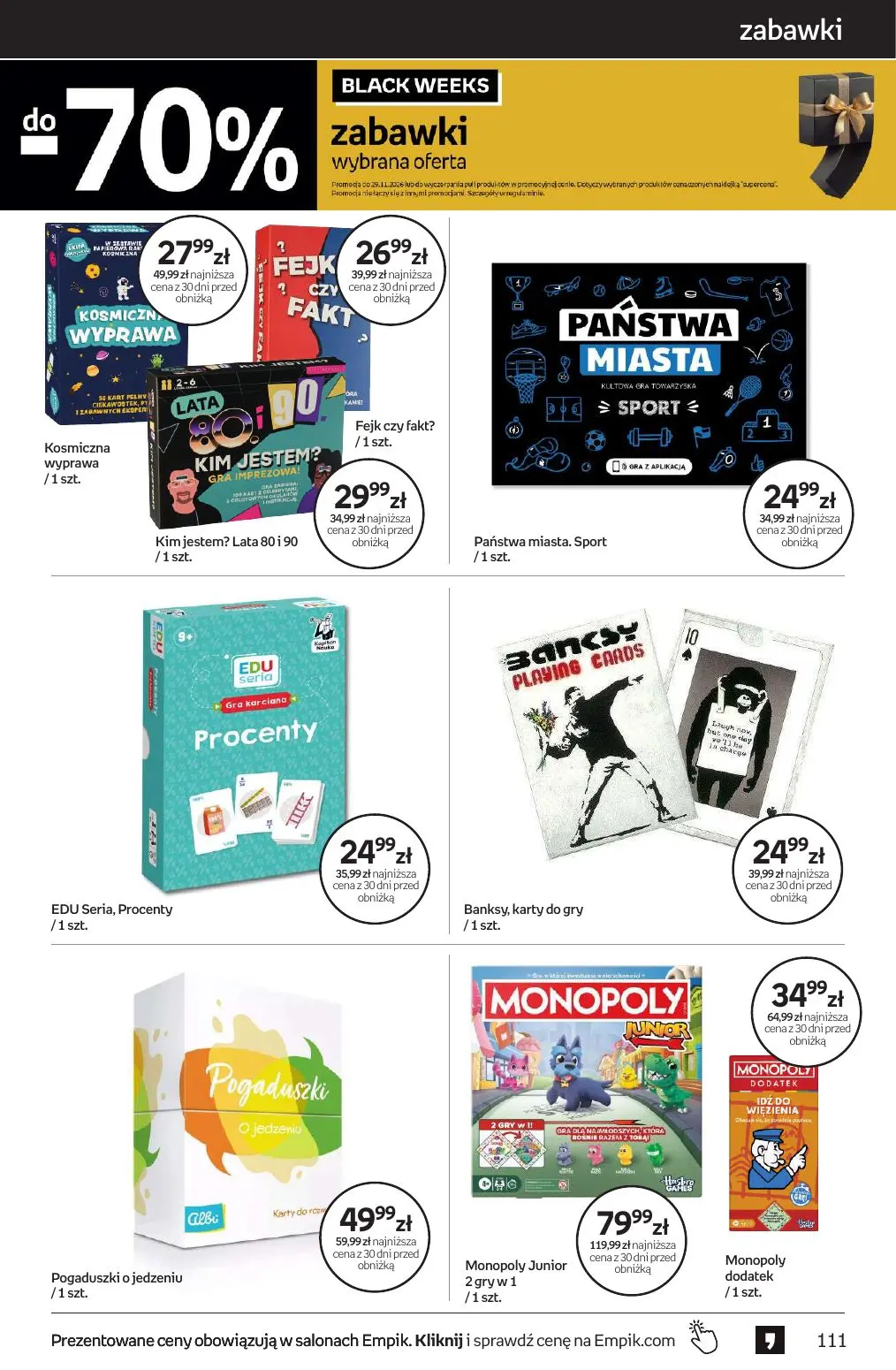 gazetka promocyjna Empik Tom kultury - Strona 111