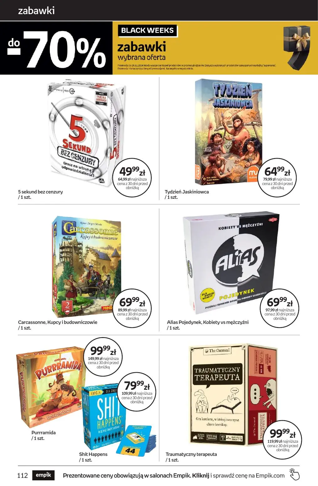 gazetka promocyjna Empik Tom kultury - Strona 112