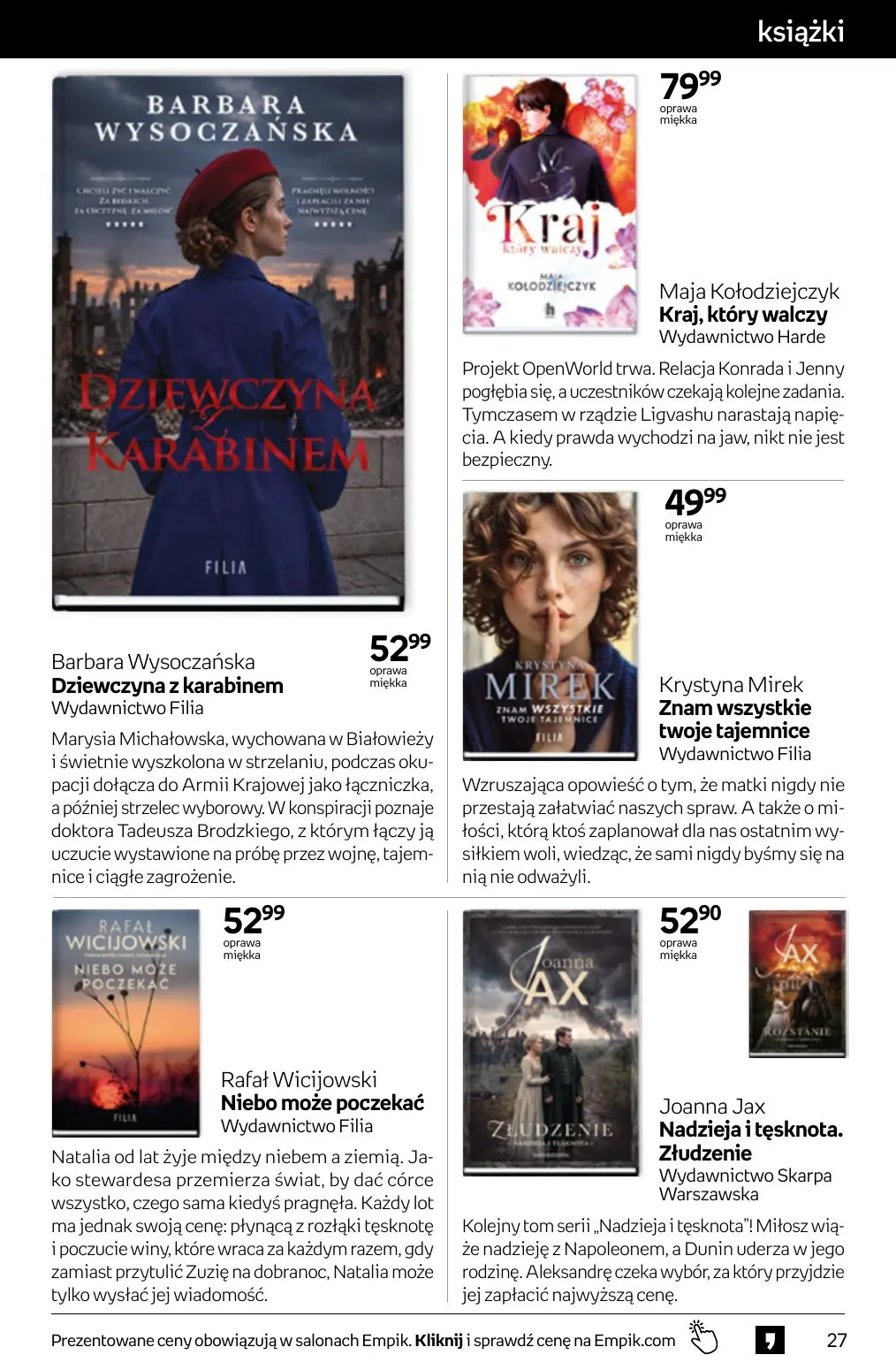 gazetka promocyjna Empik Tom kultury - Strona 27