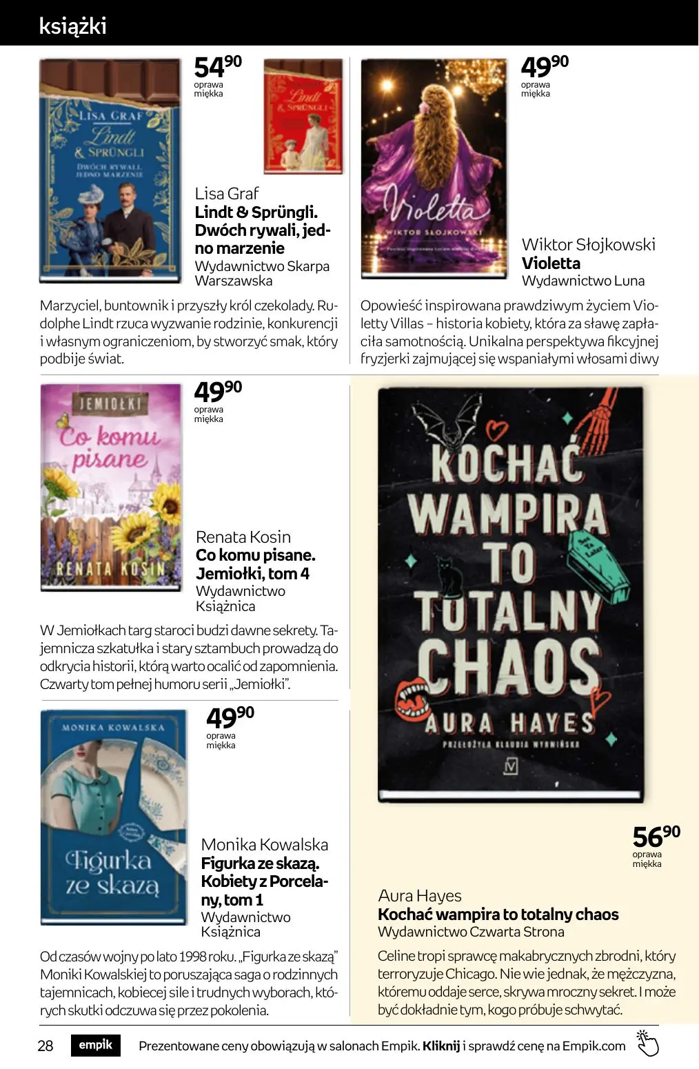 gazetka promocyjna Empik Tom kultury - Strona 28