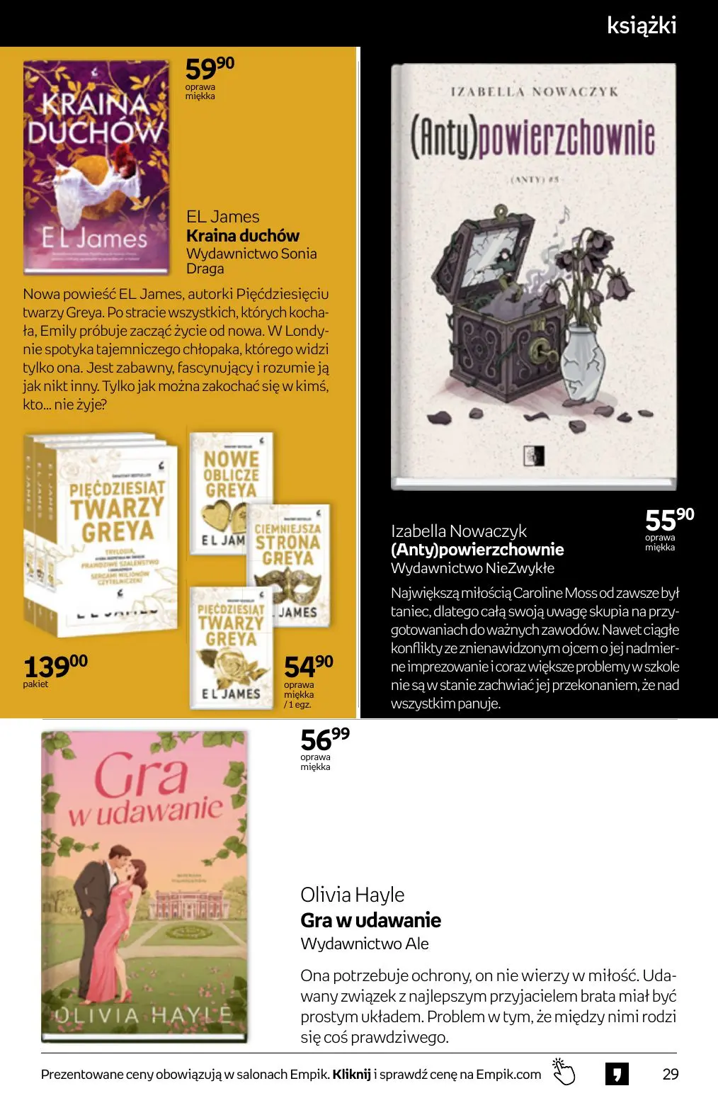 gazetka promocyjna Empik Tom kultury - Strona 29