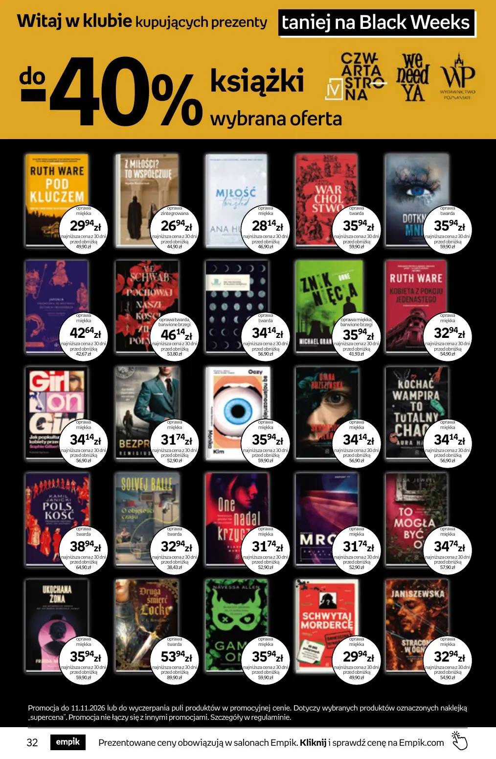 gazetka promocyjna Empik Tom kultury - Strona 32