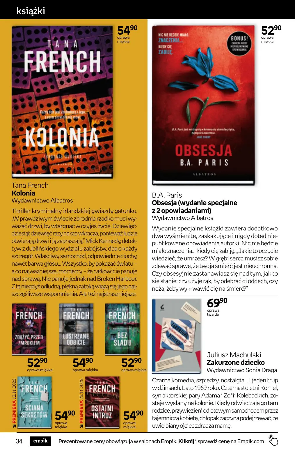 gazetka promocyjna Empik Tom kultury - Strona 34