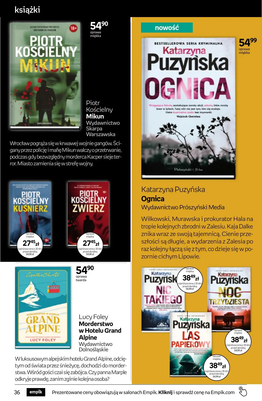 gazetka promocyjna Empik Tom kultury - Strona 36
