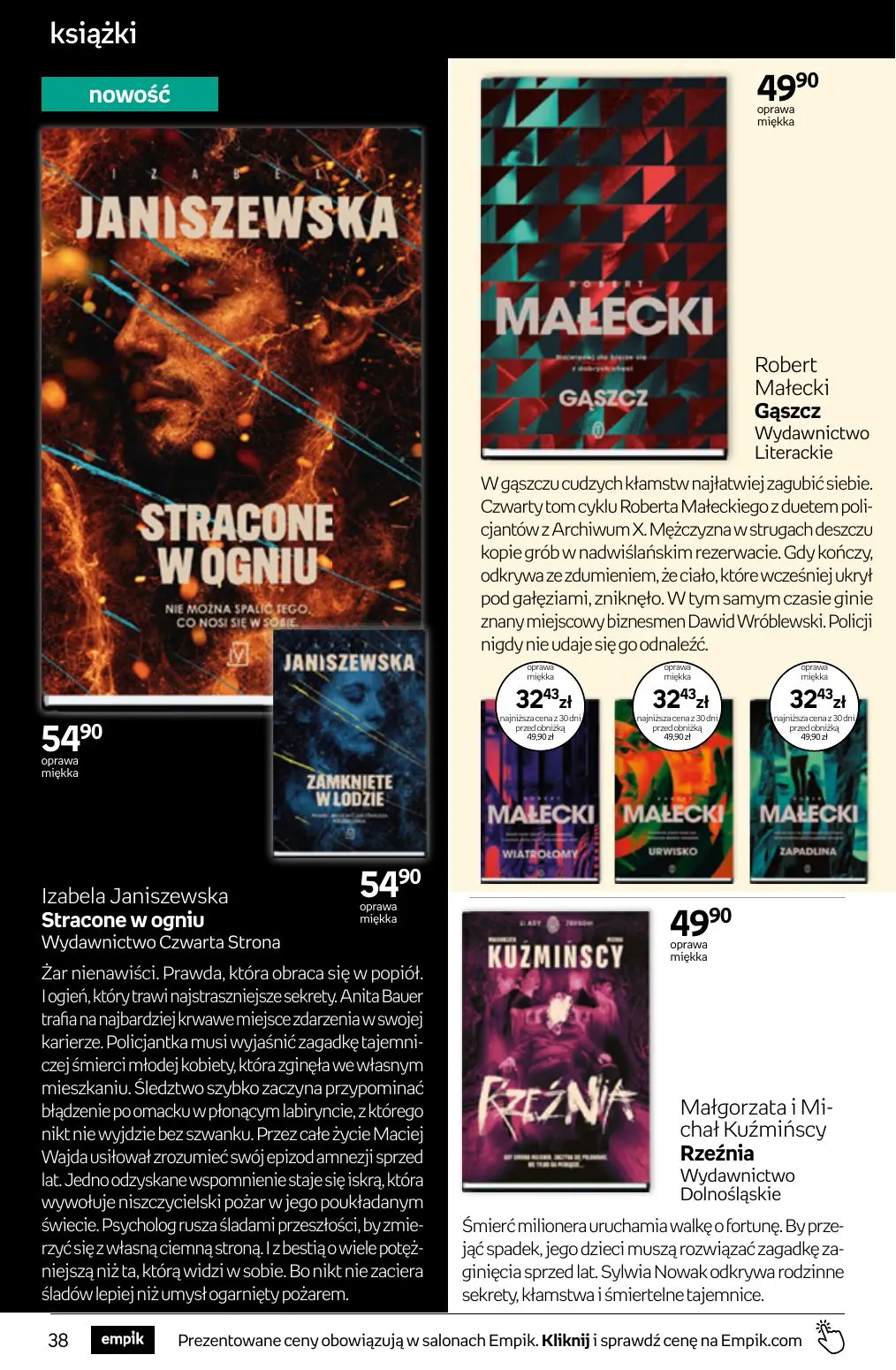 gazetka promocyjna Empik Tom kultury - Strona 38