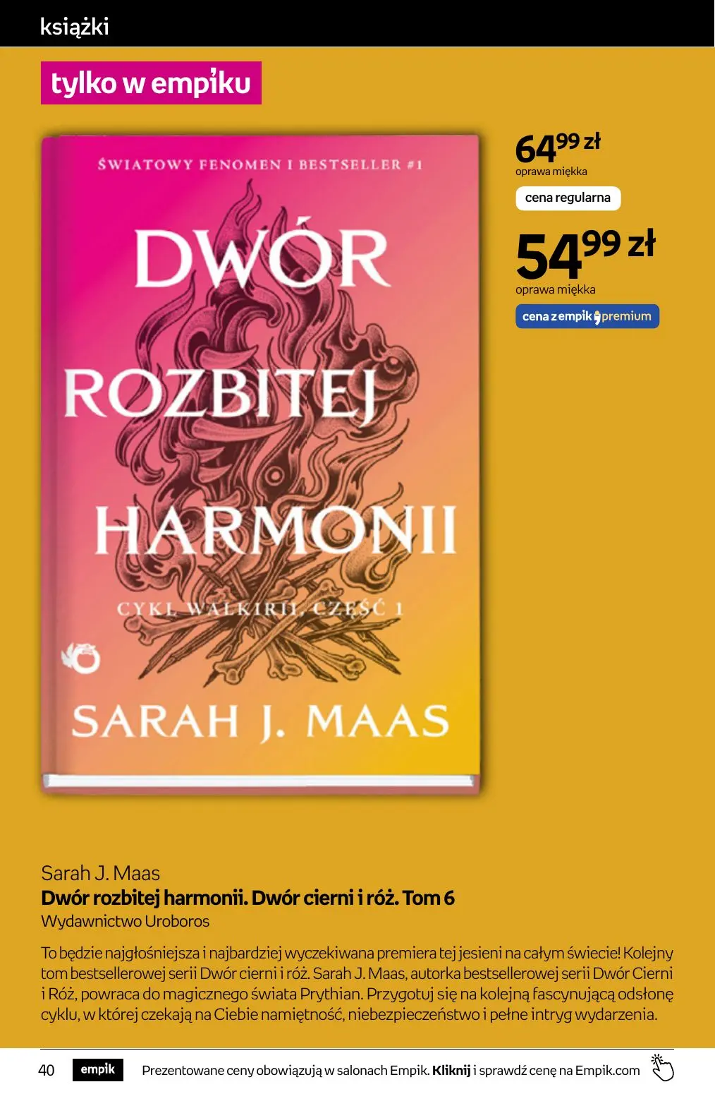 gazetka promocyjna Empik Tom kultury - Strona 40