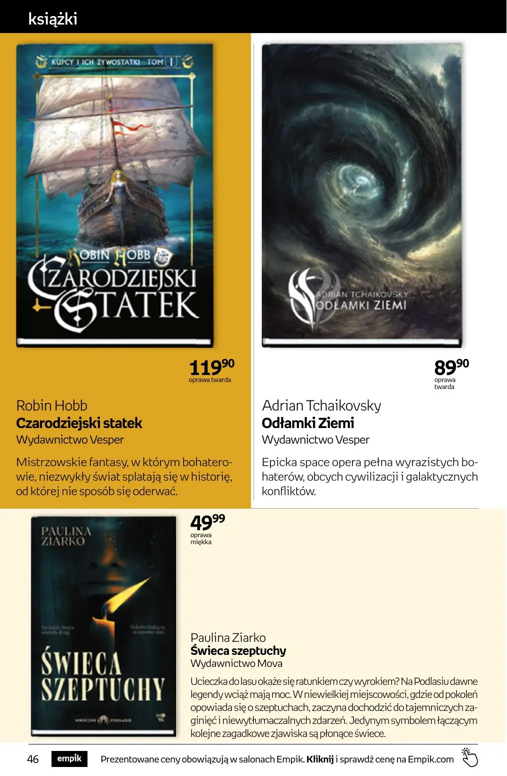 gazetka promocyjna Empik Tom kultury - Strona 46