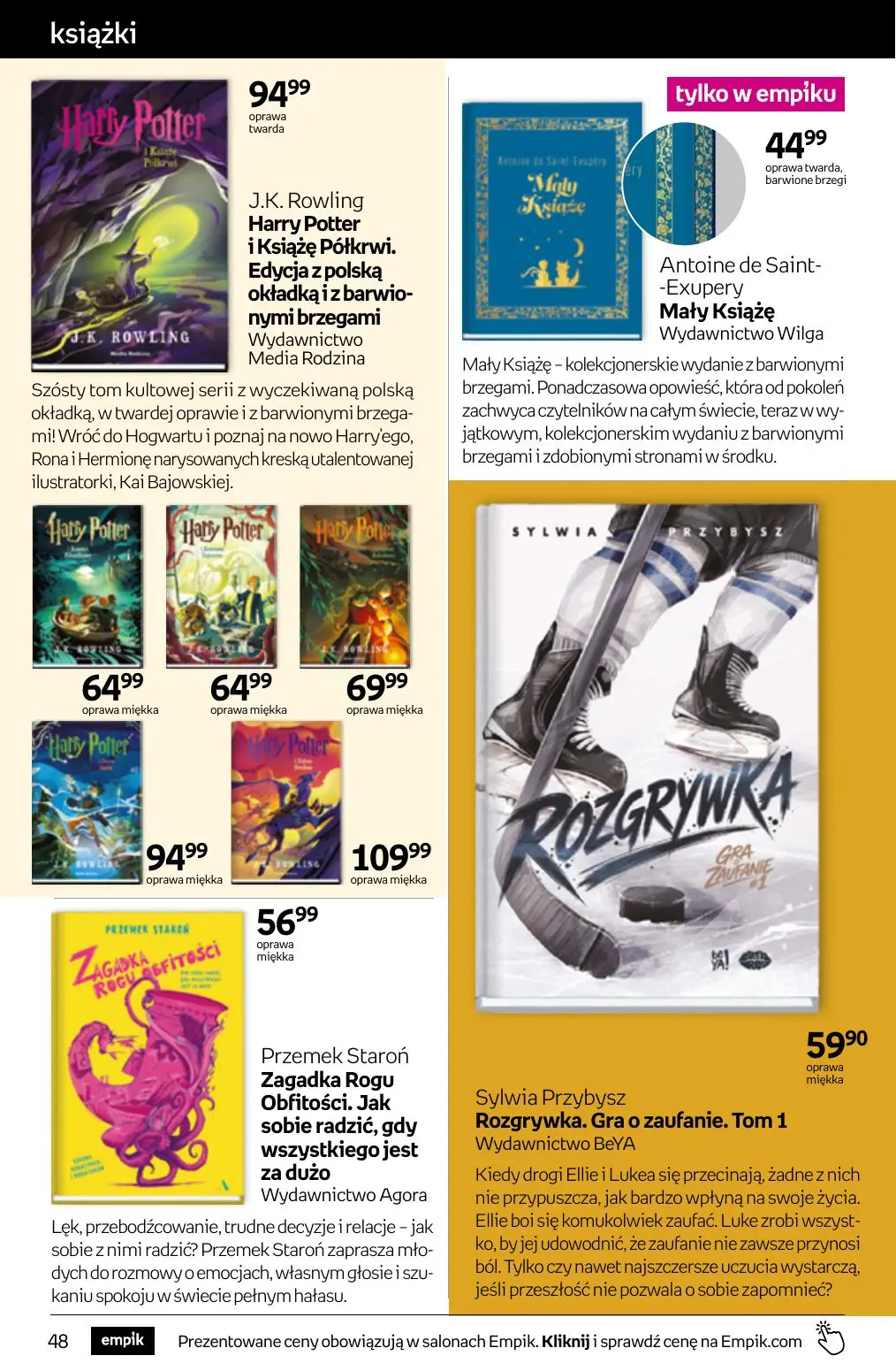 gazetka promocyjna Empik Tom kultury - Strona 48