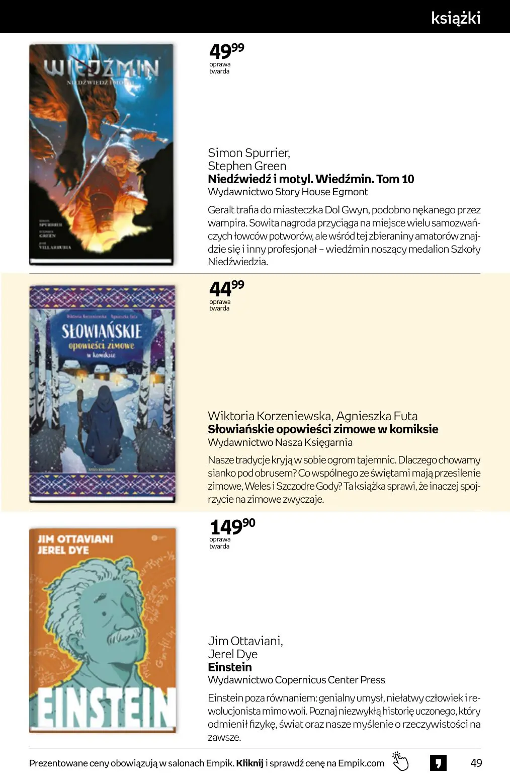 gazetka promocyjna Empik Tom kultury - Strona 49