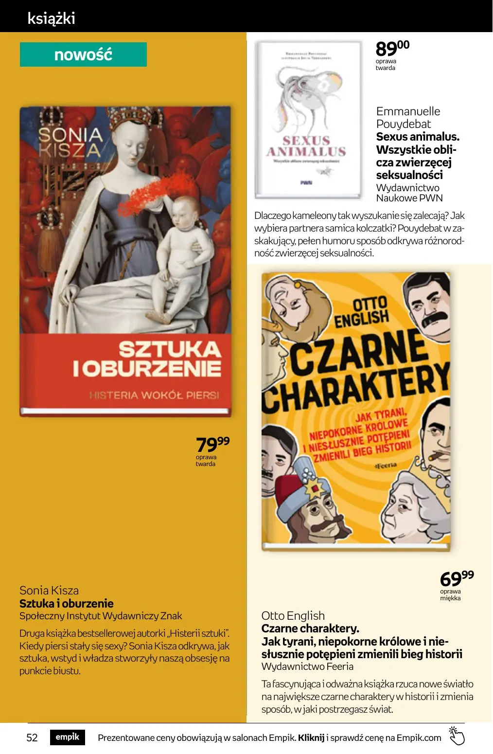 gazetka promocyjna Empik Tom kultury - Strona 52