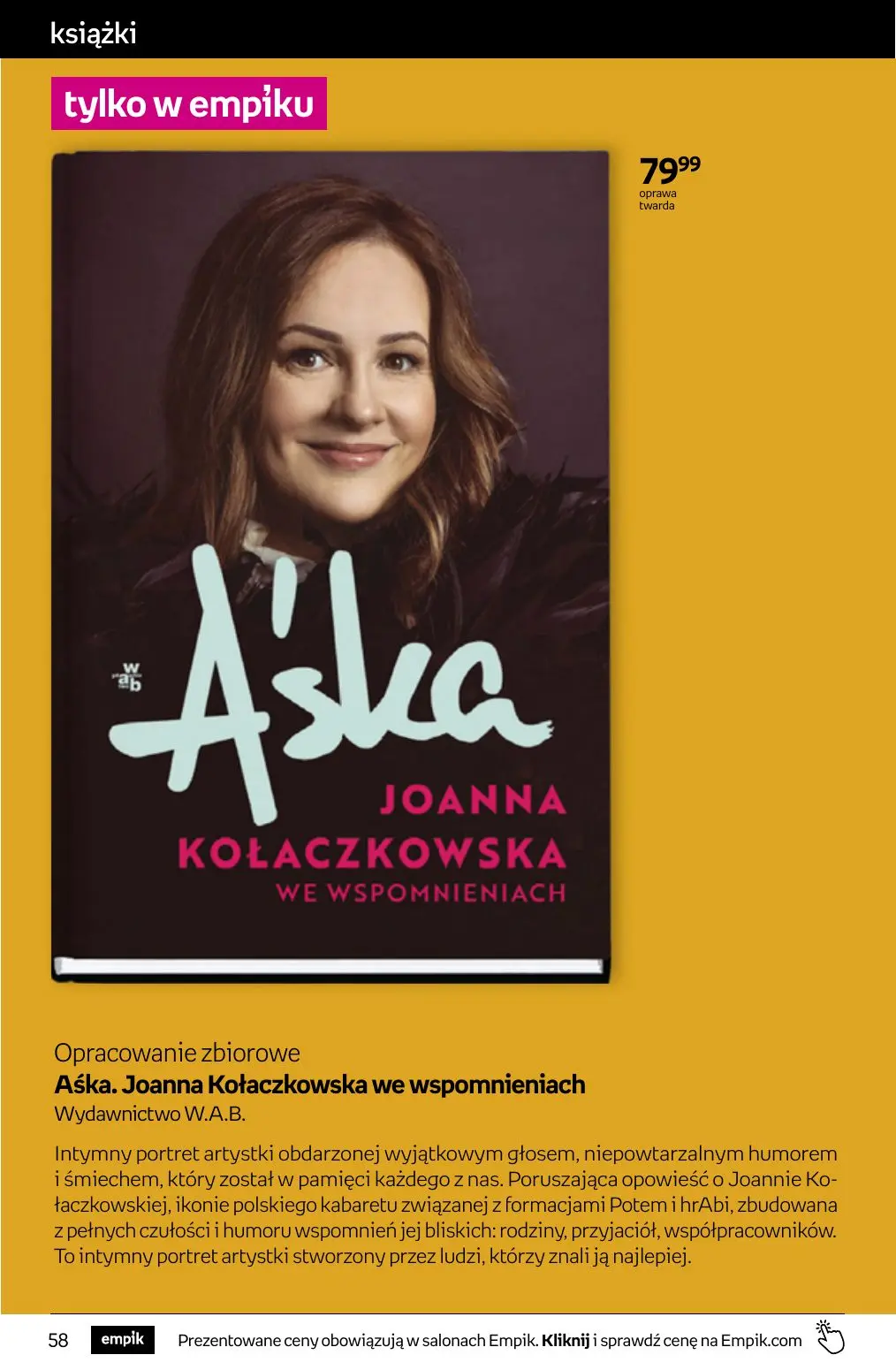 gazetka promocyjna Empik Tom kultury - Strona 58