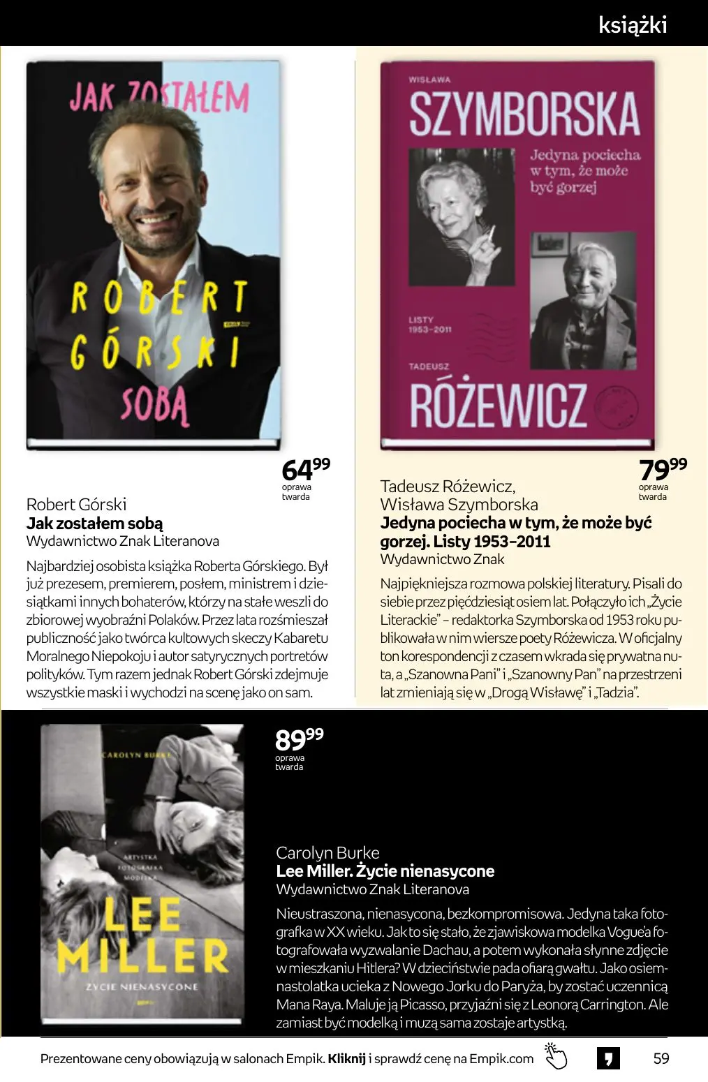 gazetka promocyjna Empik Tom kultury - Strona 59