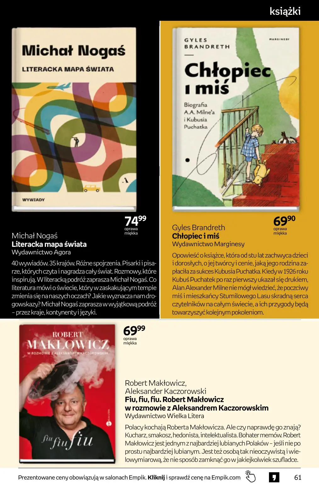 gazetka promocyjna Empik Tom kultury - Strona 61