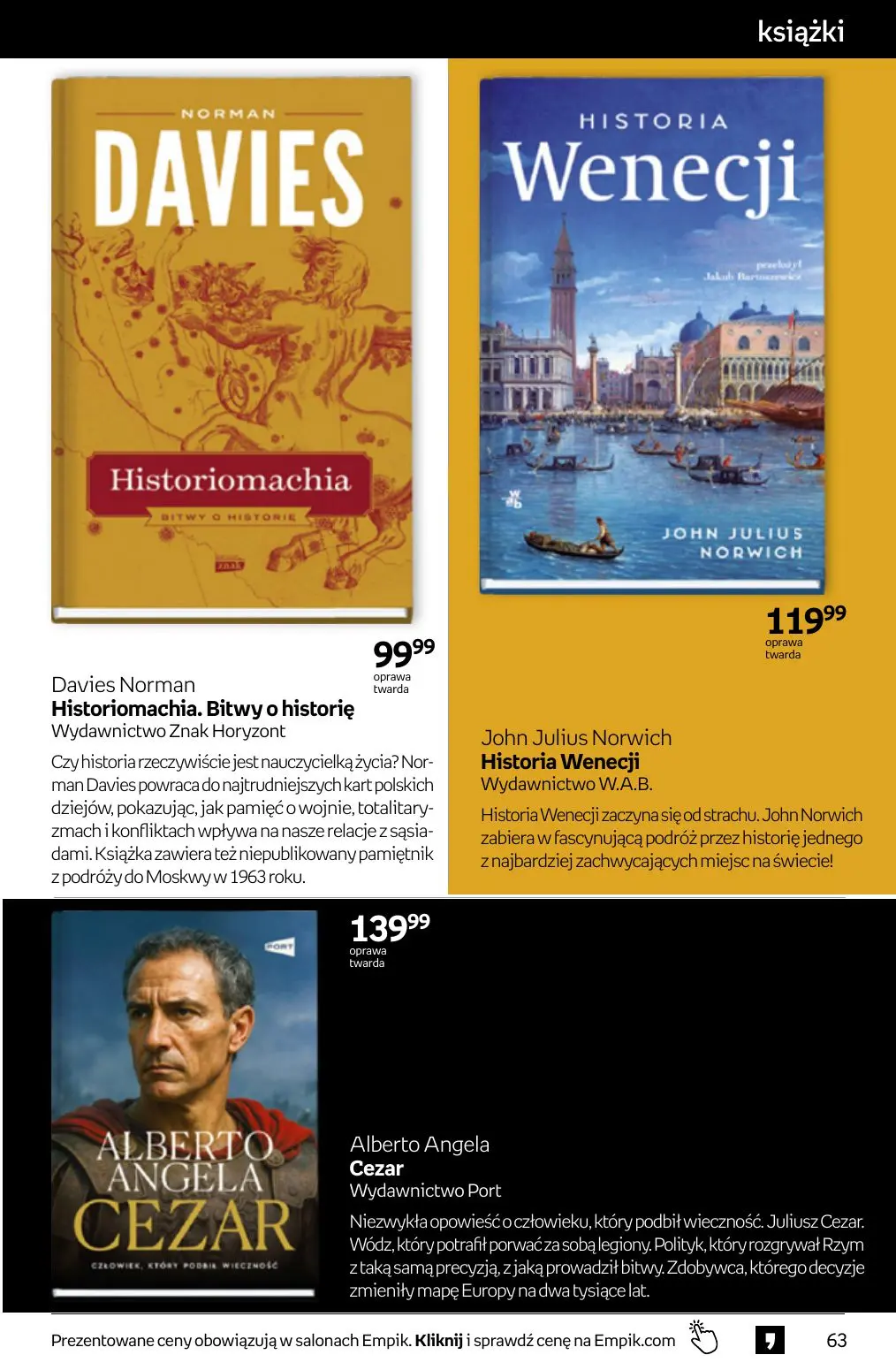 gazetka promocyjna Empik Tom kultury - Strona 63
