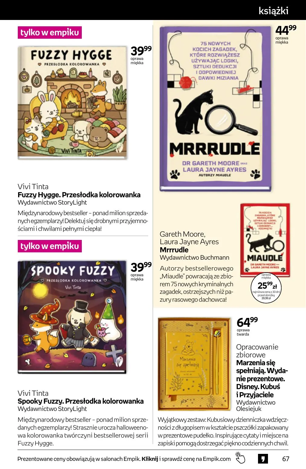 gazetka promocyjna Empik Tom kultury - Strona 67