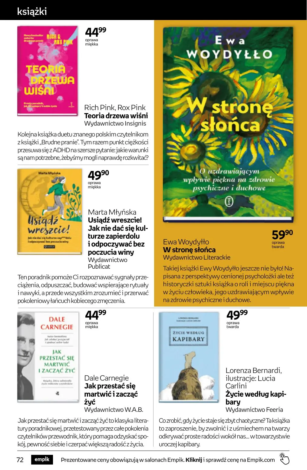 gazetka promocyjna Empik Tom kultury - Strona 72