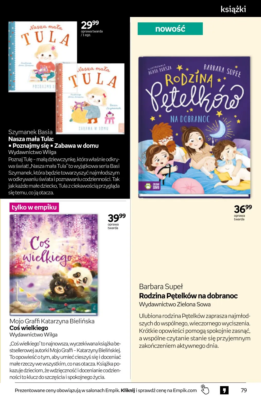 gazetka promocyjna Empik Tom kultury - Strona 79