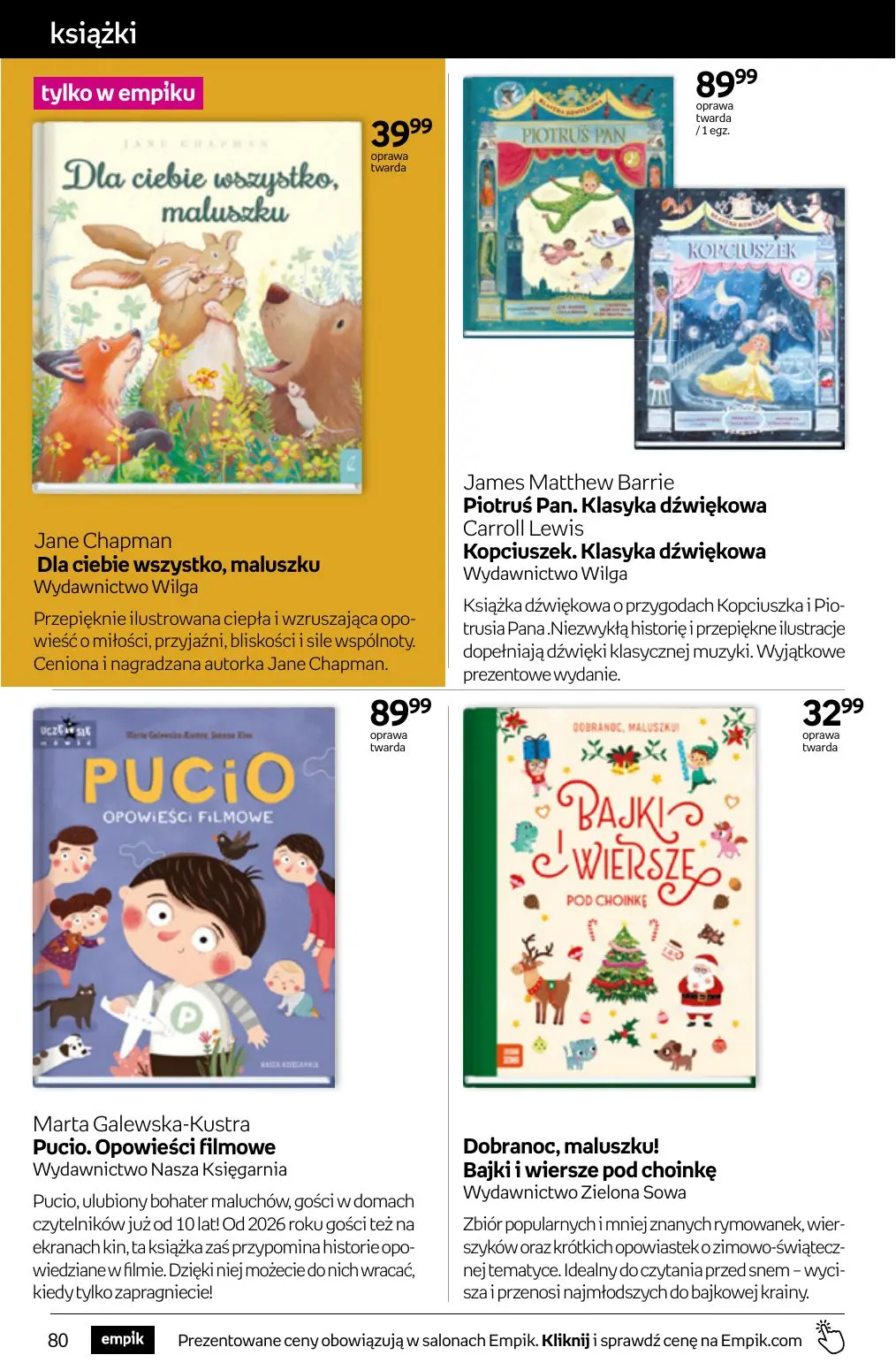 gazetka promocyjna Empik Tom kultury - Strona 80