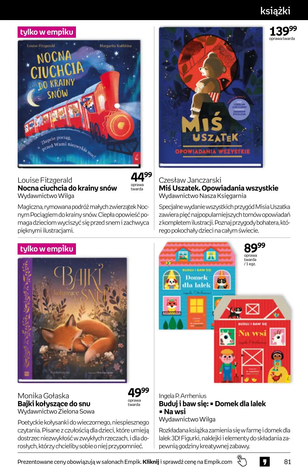 gazetka promocyjna Empik Tom kultury - Strona 81