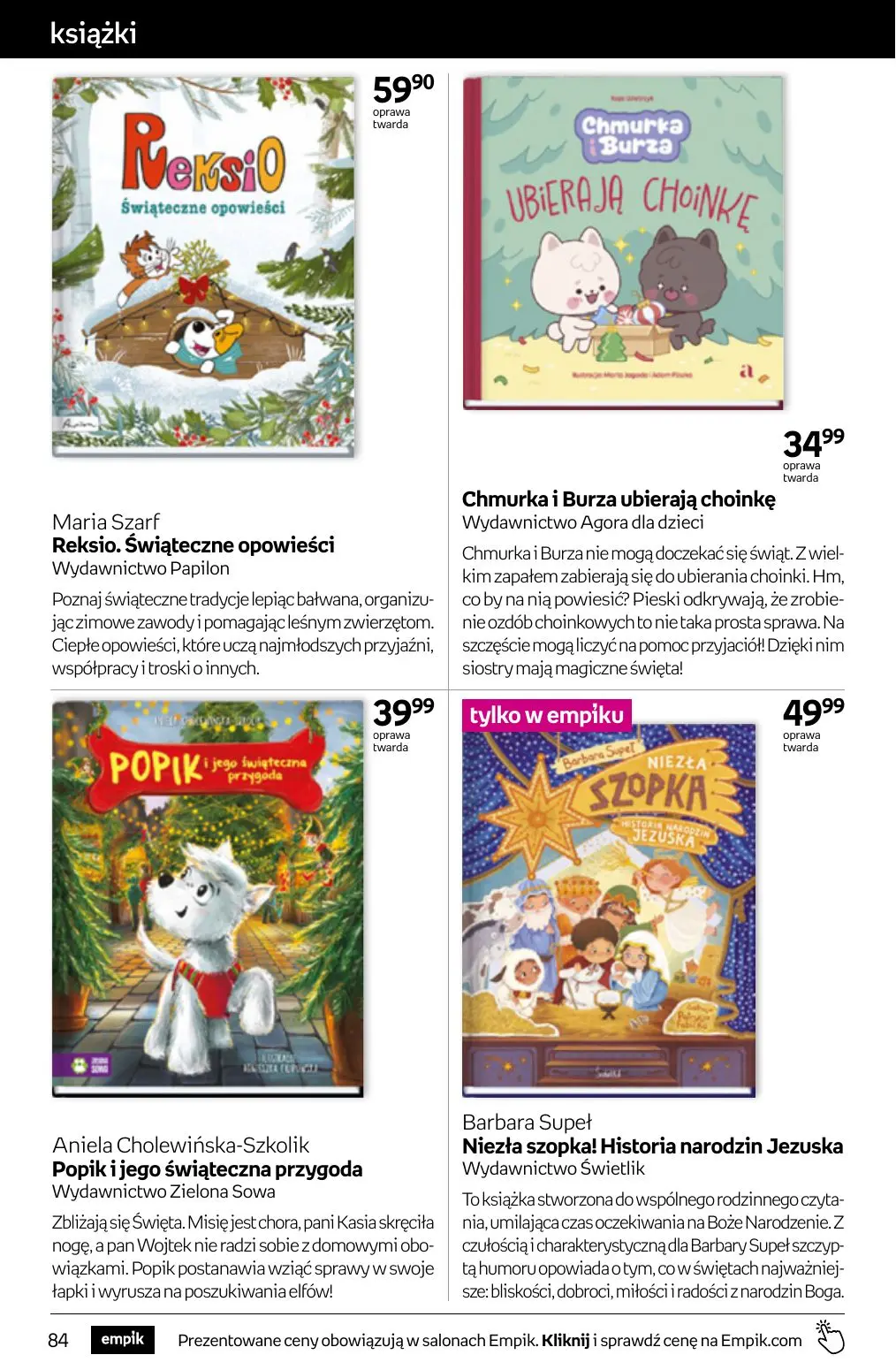 gazetka promocyjna Empik Tom kultury - Strona 84