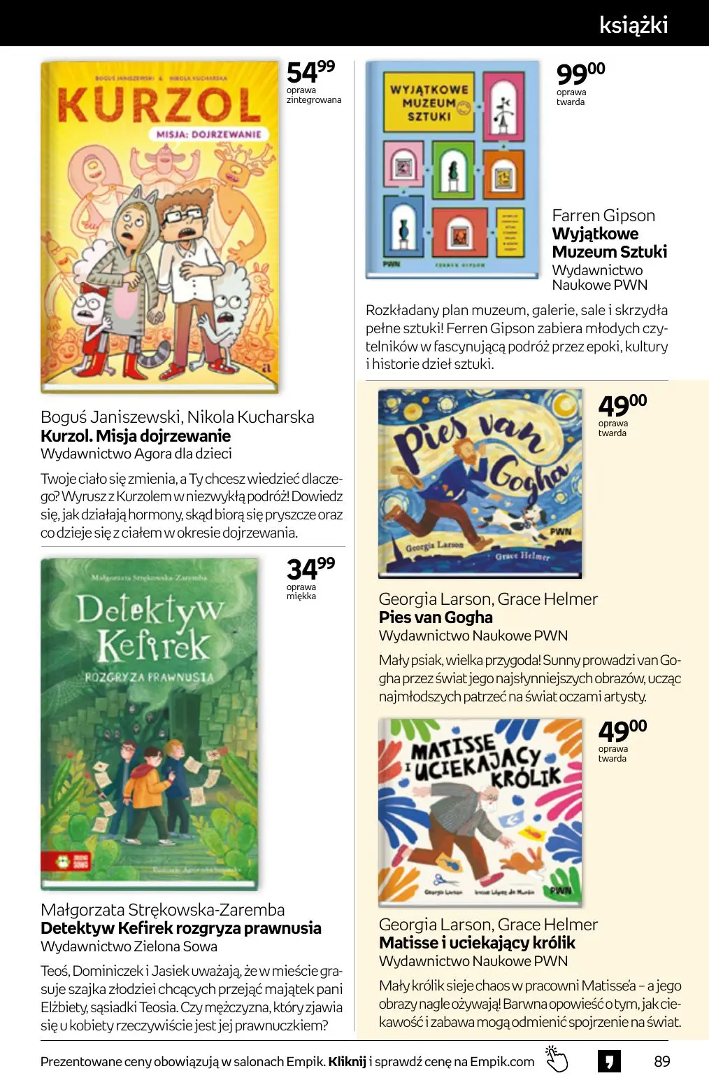 gazetka promocyjna Empik Tom kultury - Strona 89
