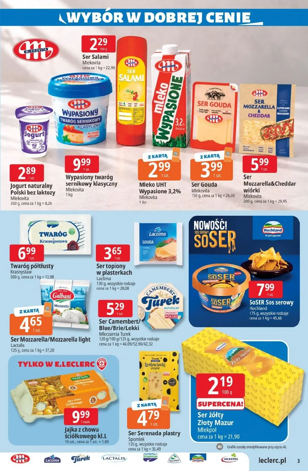 gazetka promocyjna E.Leclerc Wybór w dobrej cenie - Strona 3