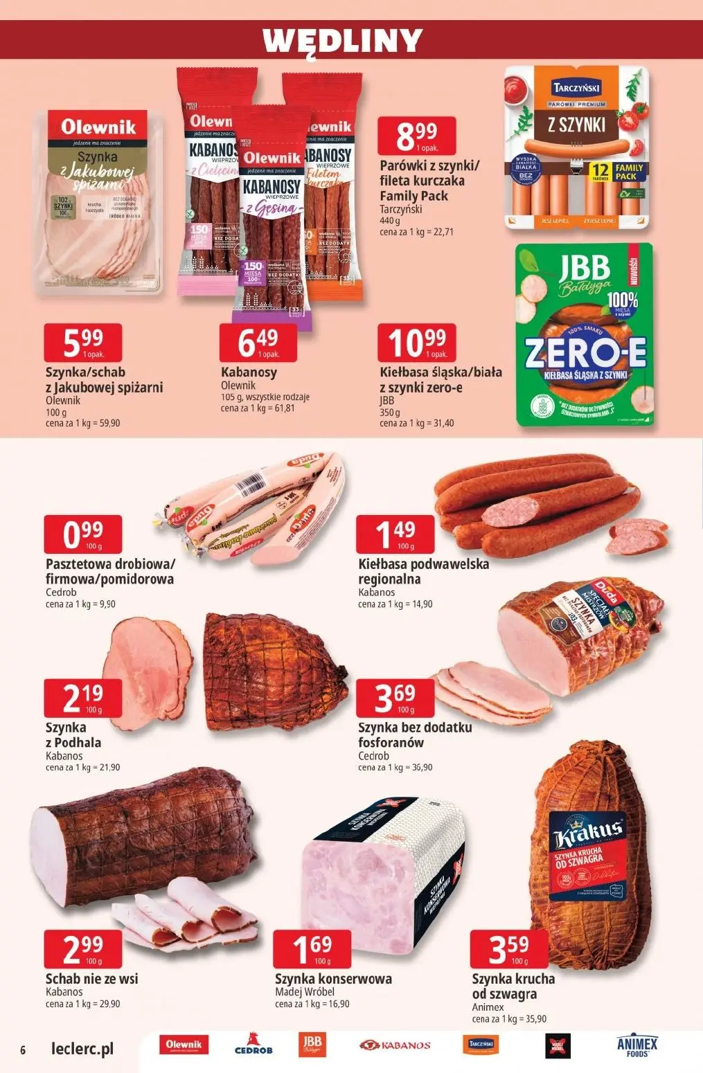 gazetka promocyjna E.Leclerc Wybór w dobrej cenie - Strona 6