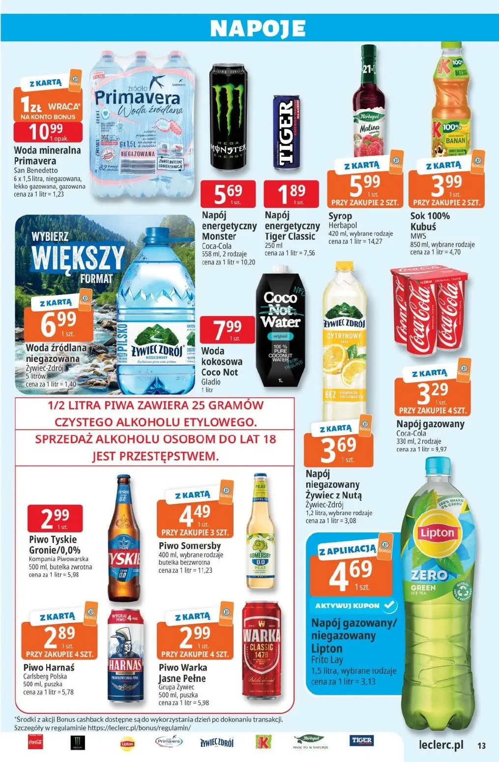 gazetka promocyjna E.Leclerc Wybór w dobrej cenie - Strona 13