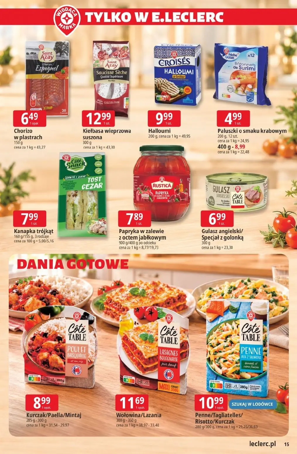 gazetka promocyjna E.Leclerc Wybór w dobrej cenie - Strona 15