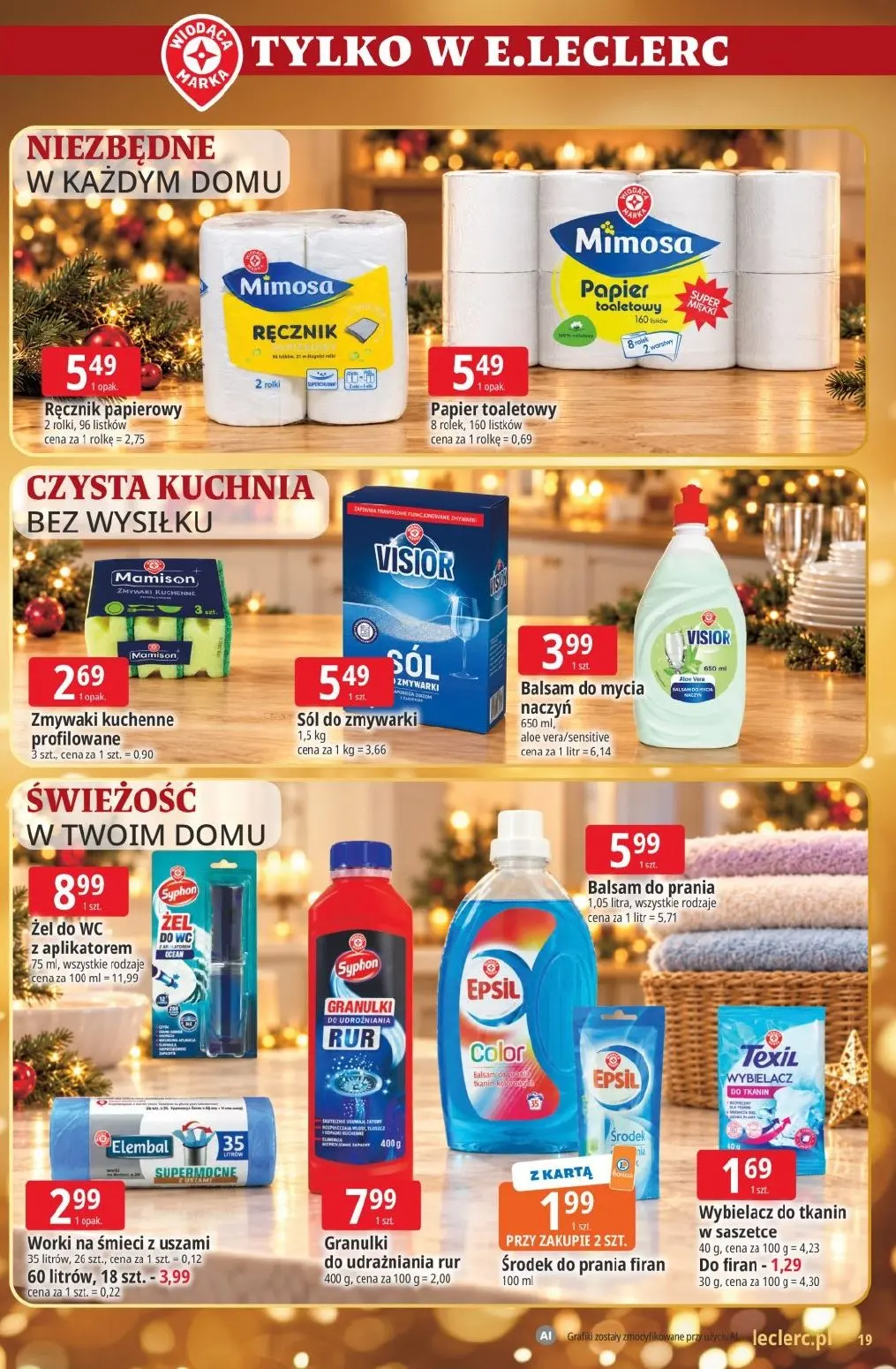 gazetka promocyjna E.Leclerc Wybór w dobrej cenie - Strona 19