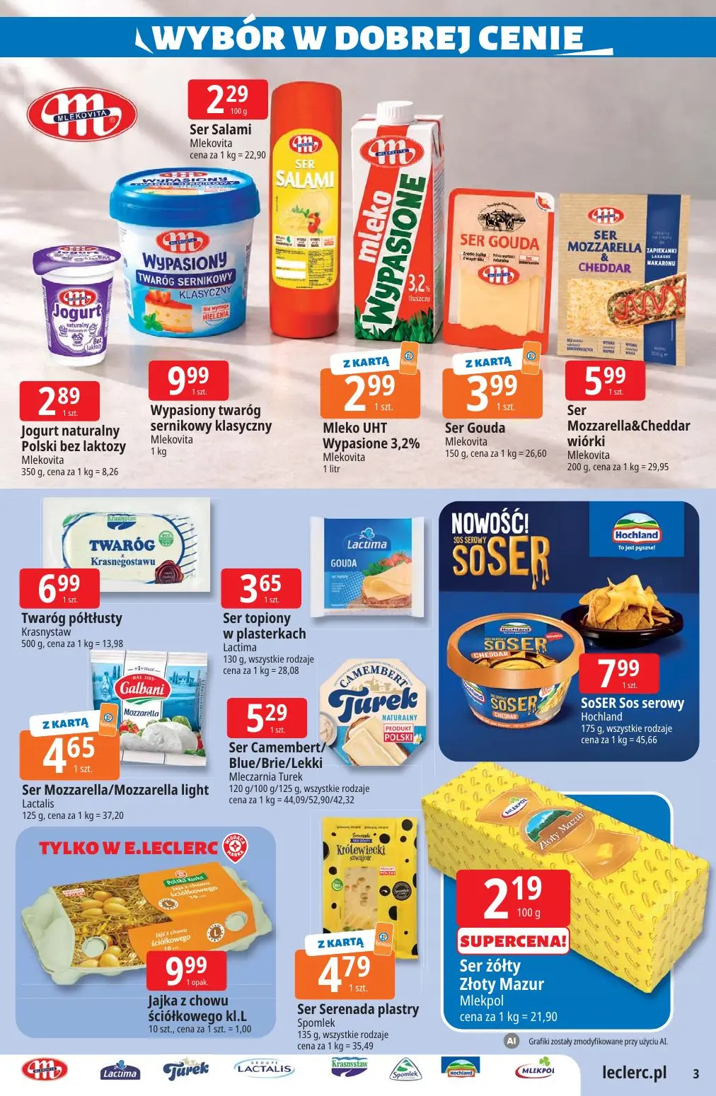 gazetka promocyjna E.Leclerc Wybór w dobrej cenie - Strona 3