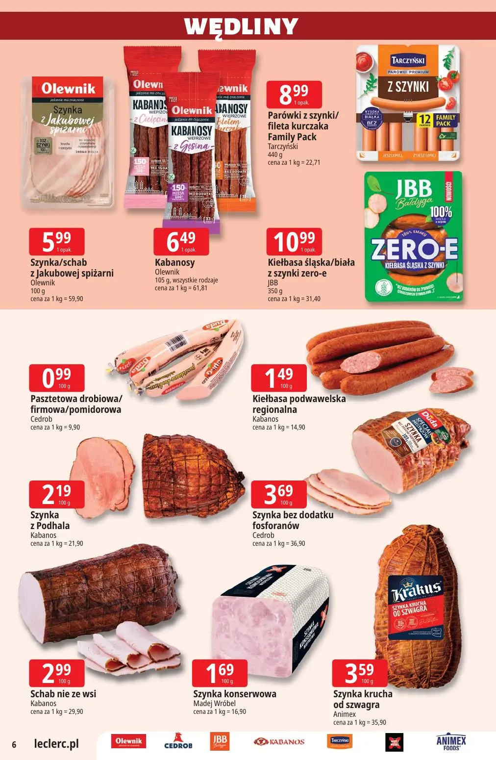 gazetka promocyjna E.Leclerc Wybór w dobrej cenie - Strona 6