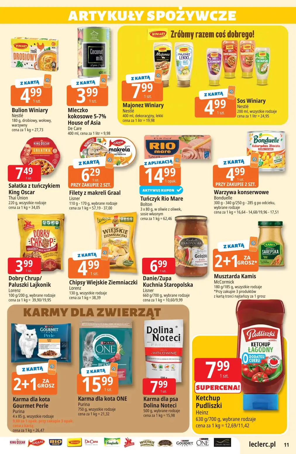 gazetka promocyjna E.Leclerc Wybór w dobrej cenie - Strona 11