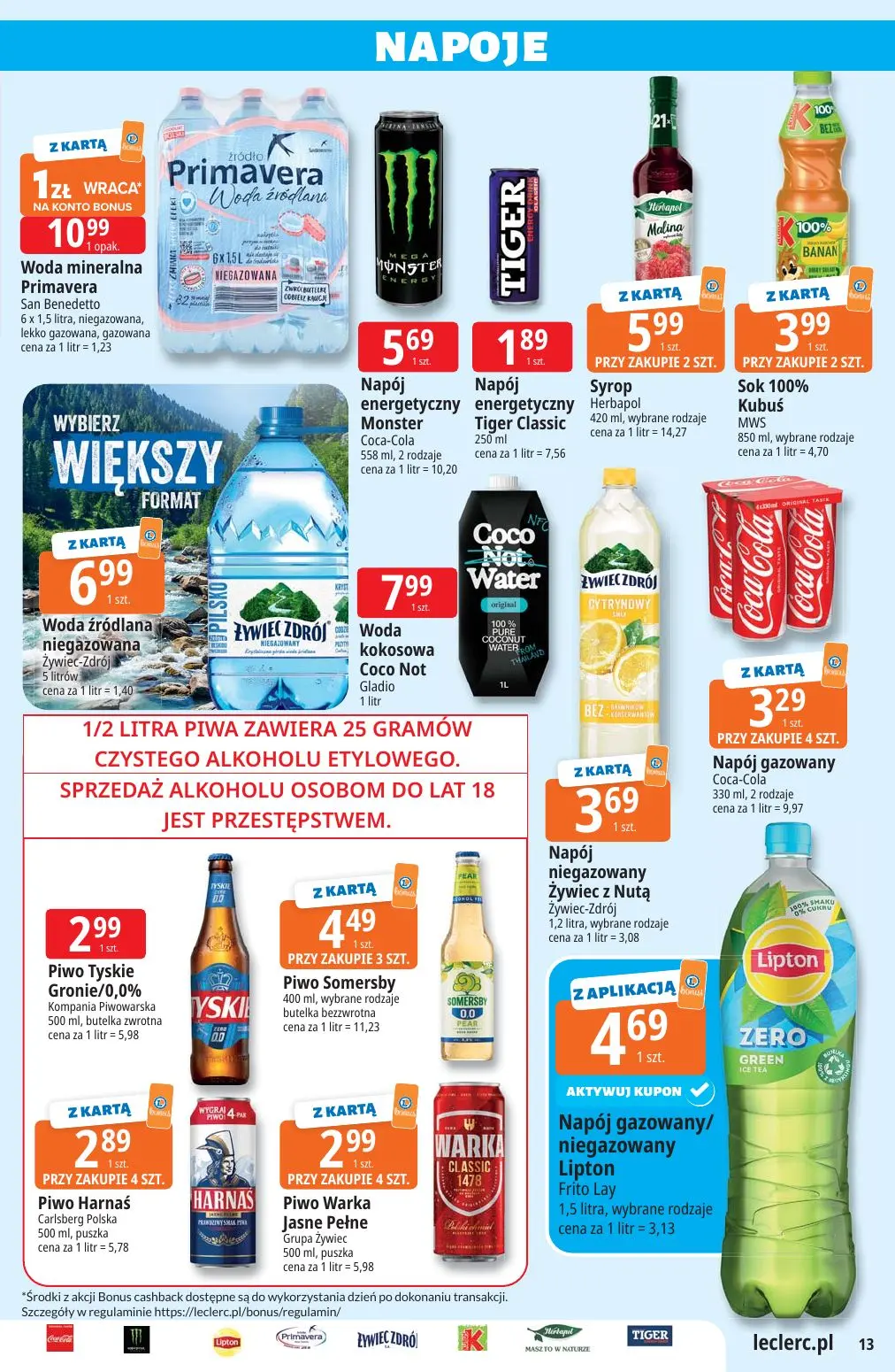 gazetka promocyjna E.Leclerc Wybór w dobrej cenie - Strona 13