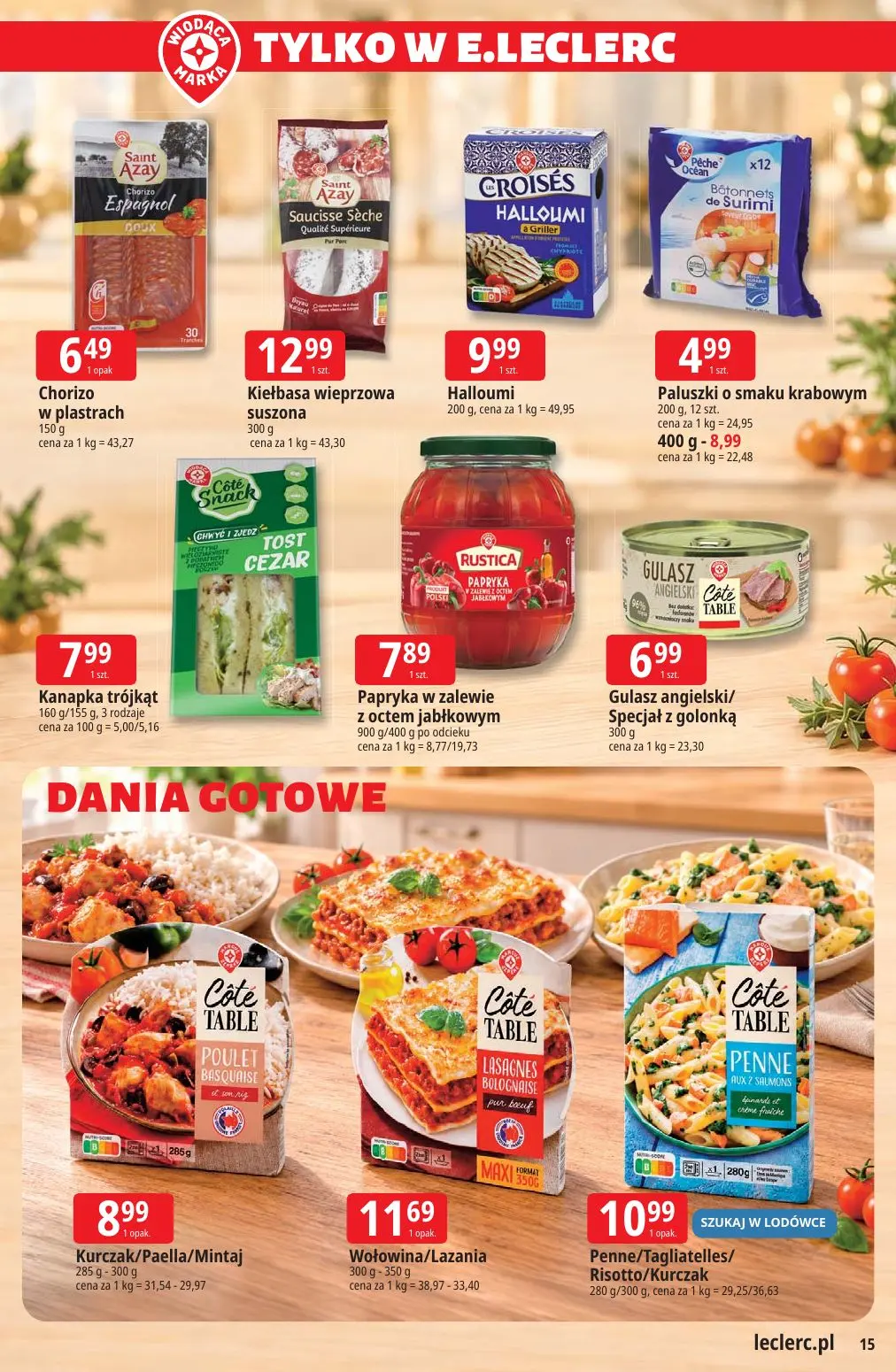 gazetka promocyjna E.Leclerc Wybór w dobrej cenie - Strona 15