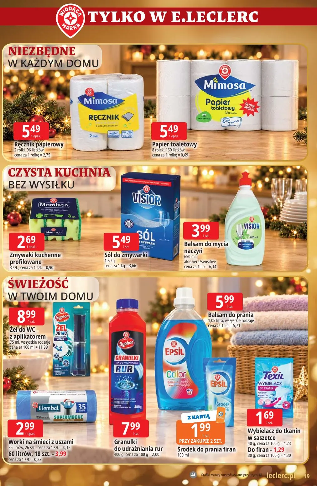 gazetka promocyjna E.Leclerc Wybór w dobrej cenie - Strona 19