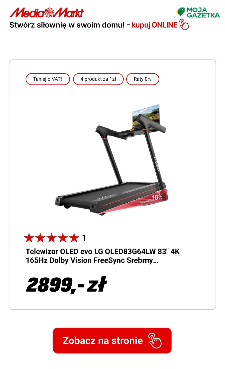 gazetka promocyjna Media Markt Stwórz siłownię w swoim domu!🏋️‍♀️ Wszystko dla ruchu - teraz w jeszcze szerszej ofercie! - Strona 2