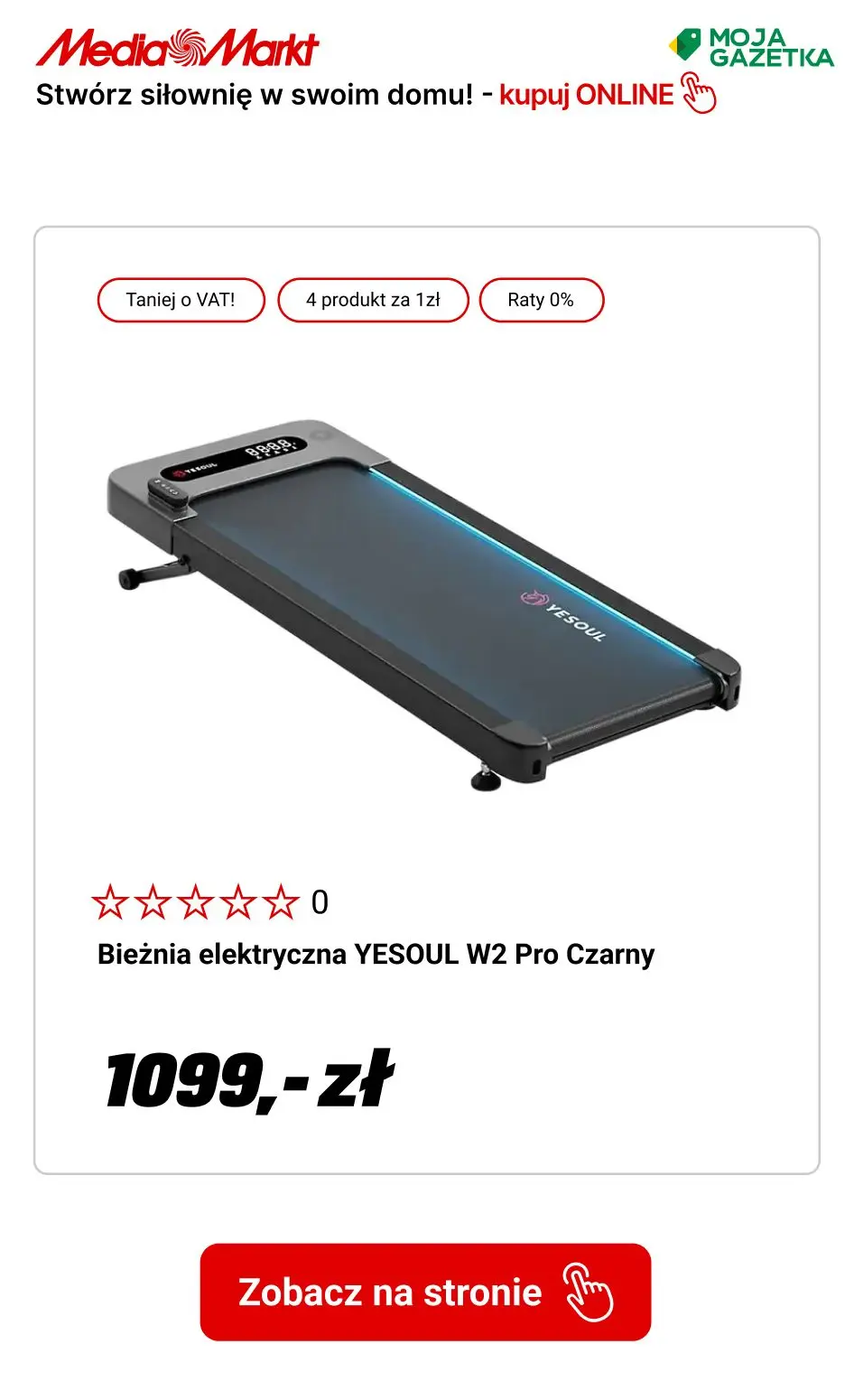 gazetka promocyjna Media Markt Stwórz siłownię w swoim domu!🏋️‍♀️ Wszystko dla ruchu - teraz w jeszcze szerszej ofercie! - Strona 3