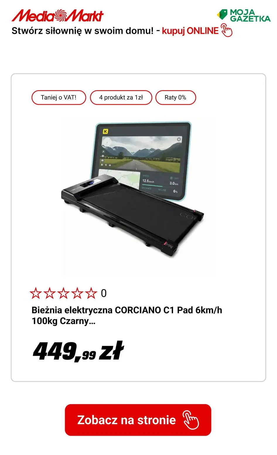 gazetka promocyjna Media Markt Stwórz siłownię w swoim domu!🏋️‍♀️ Wszystko dla ruchu - teraz w jeszcze szerszej ofercie! - Strona 5