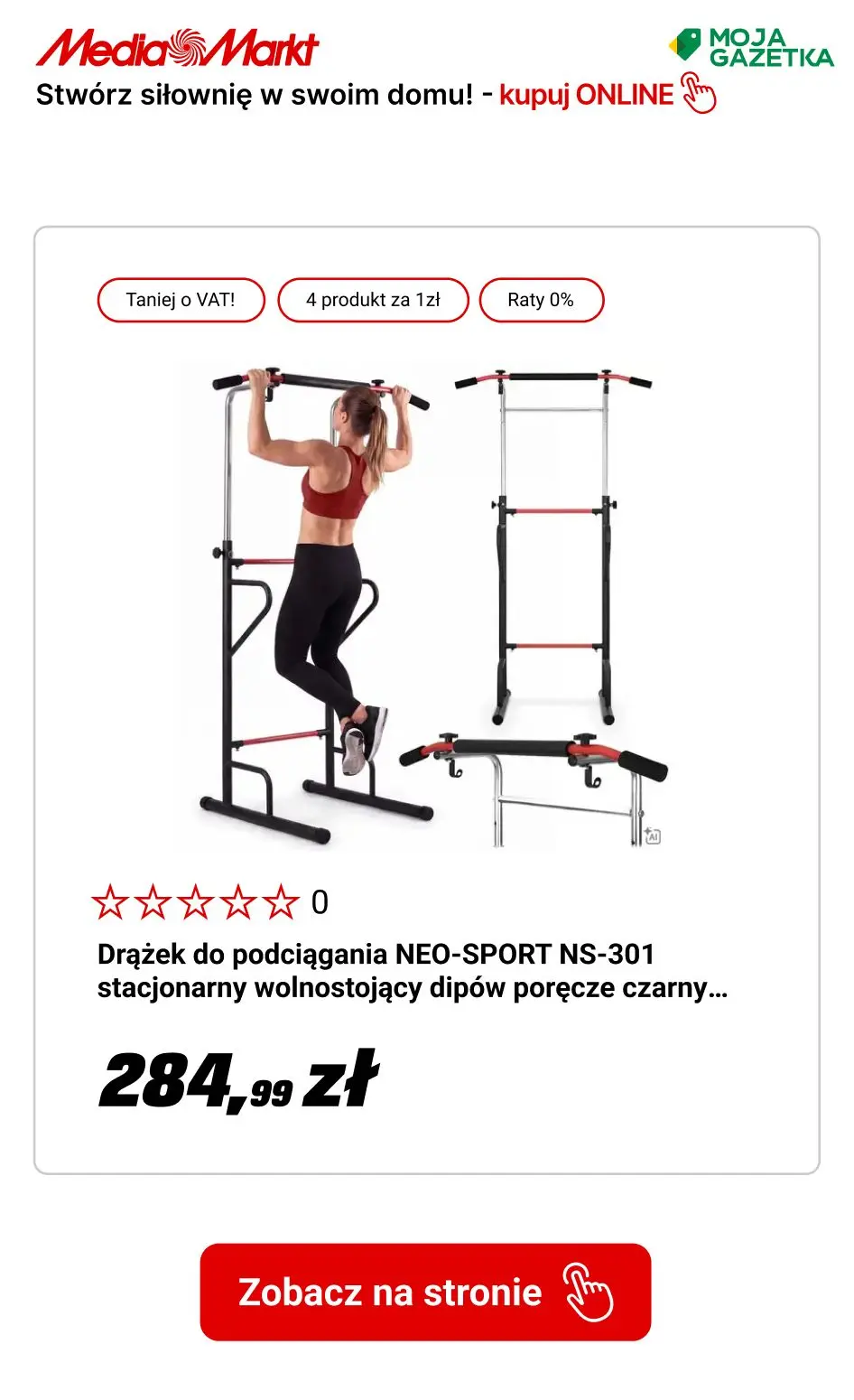 gazetka promocyjna Media Markt Stwórz siłownię w swoim domu!🏋️‍♀️ Wszystko dla ruchu - teraz w jeszcze szerszej ofercie! - Strona 7