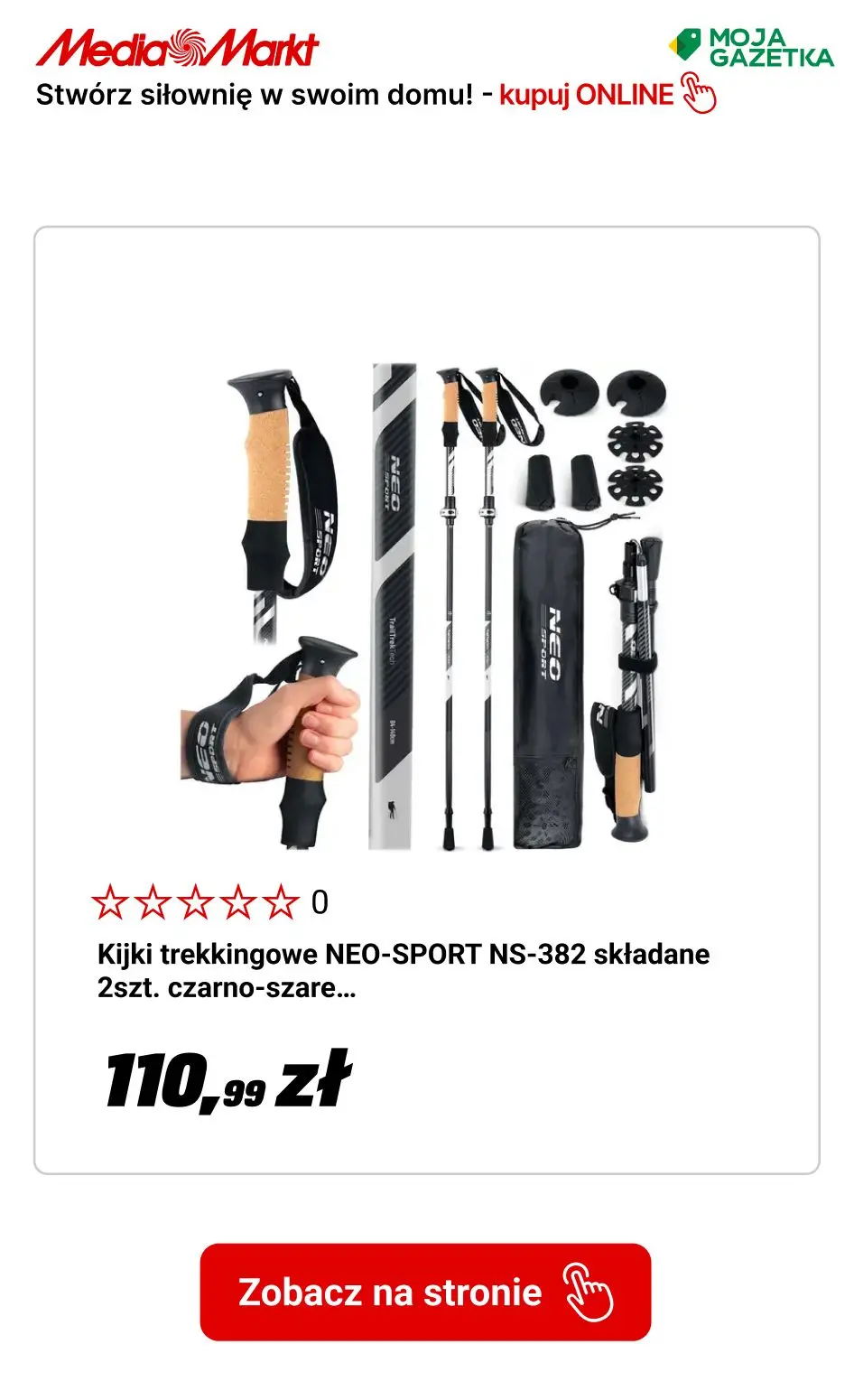 gazetka promocyjna Media Markt Stwórz siłownię w swoim domu!🏋️‍♀️ Wszystko dla ruchu - teraz w jeszcze szerszej ofercie! - Strona 10