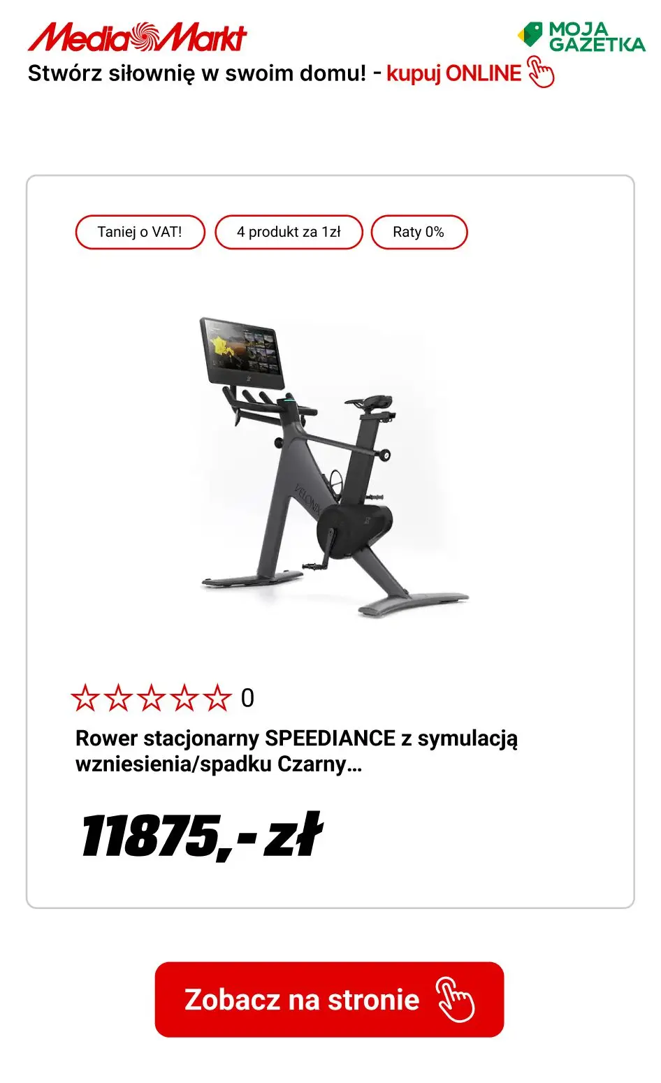 gazetka promocyjna Media Markt Stwórz siłownię w swoim domu!🏋️‍♀️ Wszystko dla ruchu - teraz w jeszcze szerszej ofercie! - Strona 14