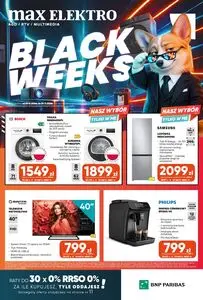 Gazetka promocyjna max ELEKTRO, ważna od 2026-10-29 do 2026-11-30.