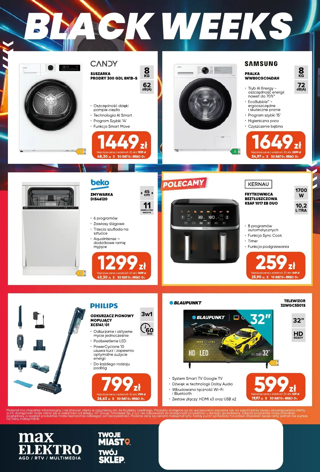 gazetka promocyjna max ELEKTRO Black Weeks - Strona 12