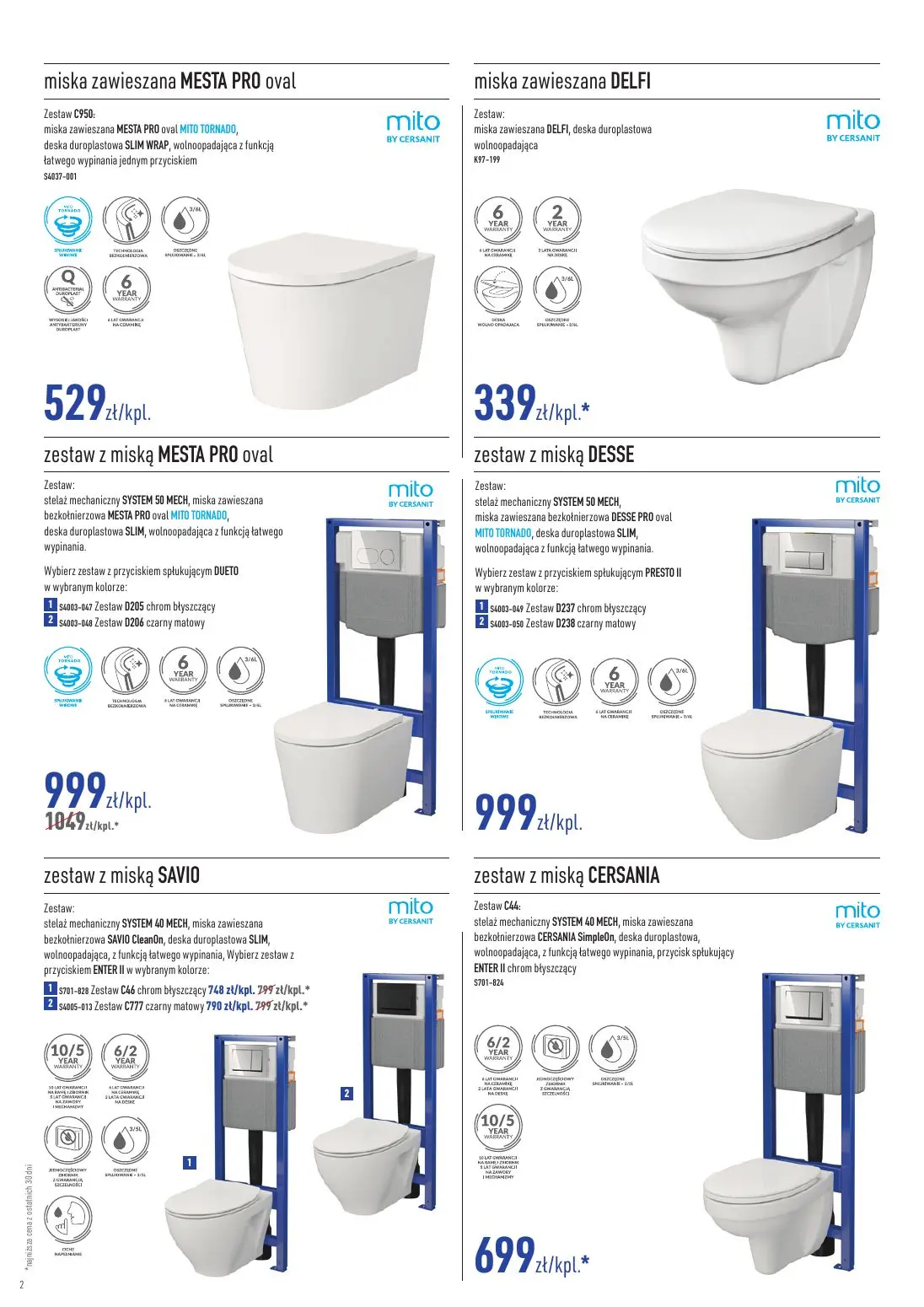 gazetka promocyjna Cersanit Hity cenowe - Strona 2