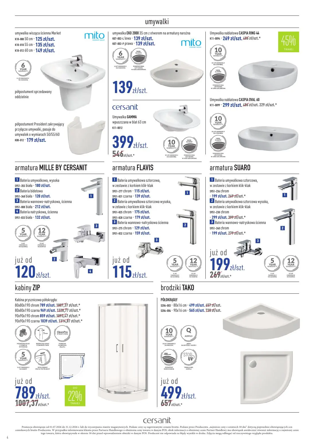 gazetka promocyjna Cersanit Hity cenowe - Strona 4