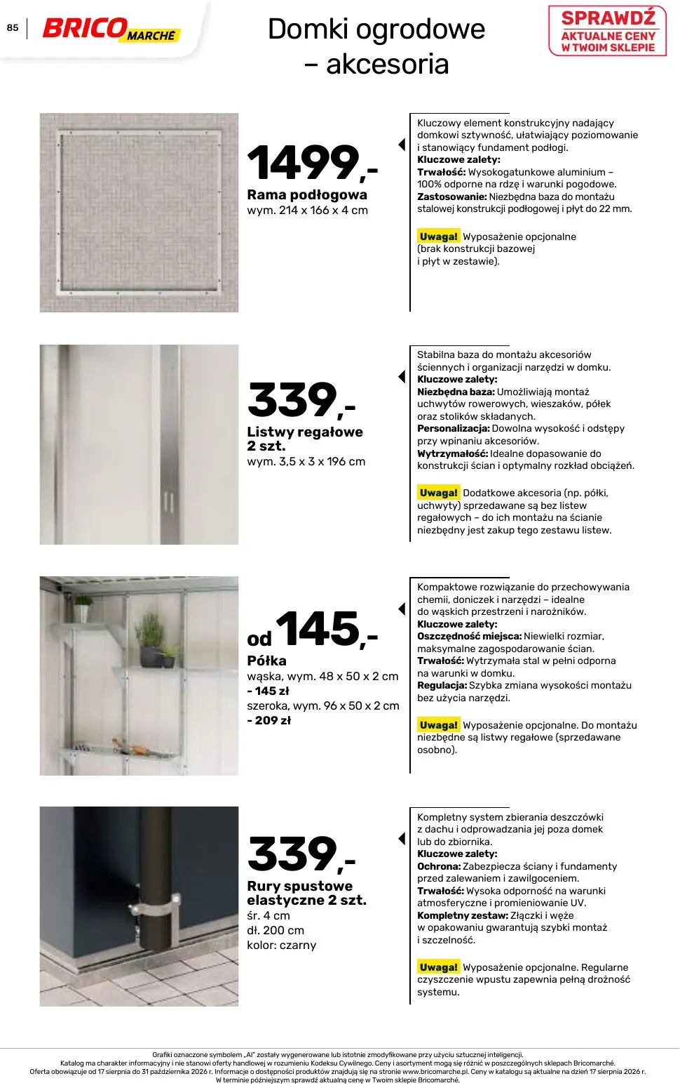 gazetka promocyjna BRICOMARCHE Katalog 2026 - Strona 85