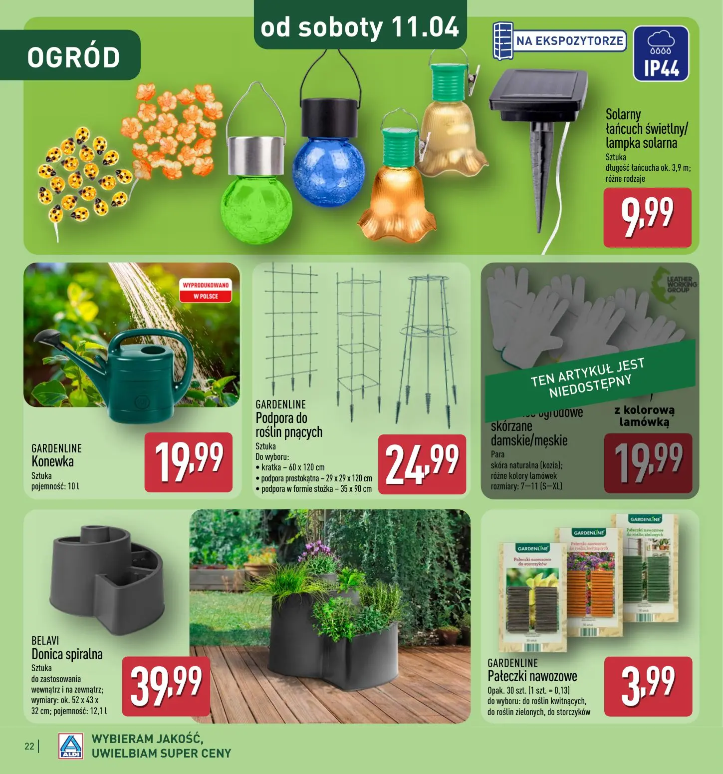gazetka promocyjna ALDI Katalog ogrodowy - Strona 22